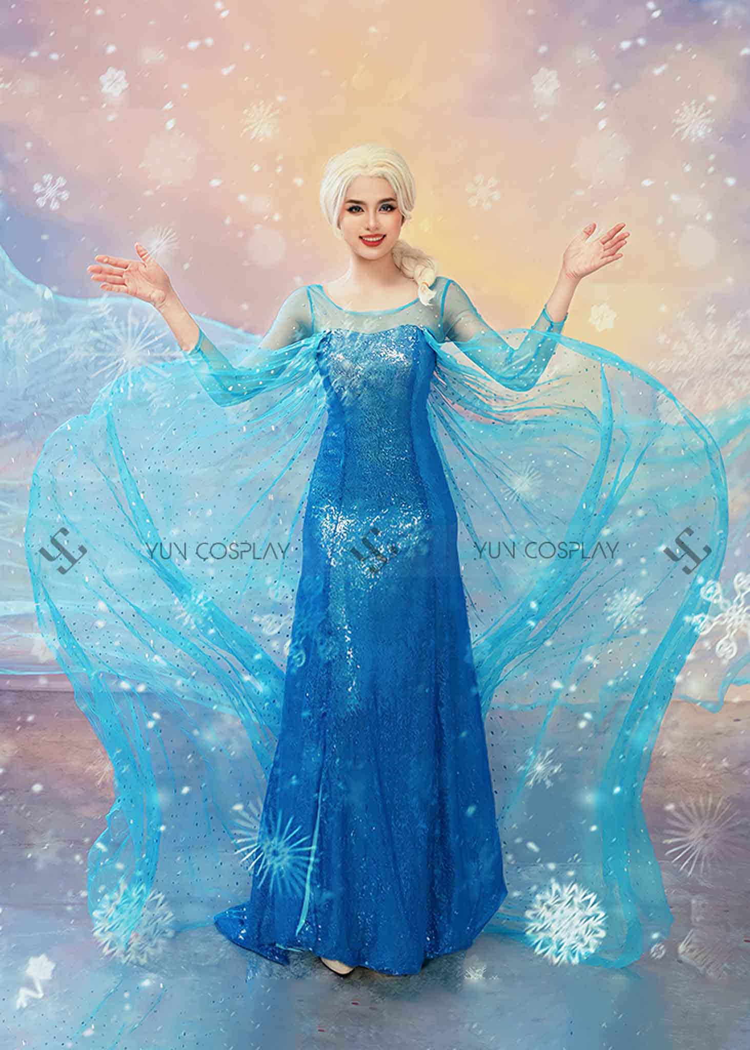 Những trang phục cosplay Công chúa cổ tích Disney được thuê nhiều nhất 9 Cong-chua-bang-gia-Elsa-4
