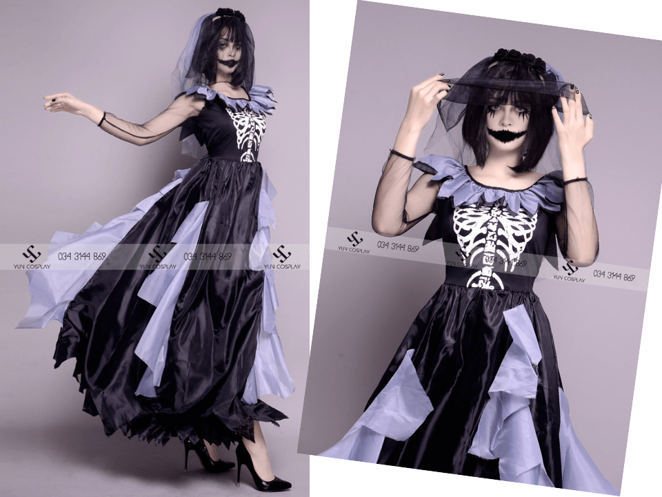 BST Trang Phục Cô Dâu Ma Tại Yun Cosplay 6 Trang-phuc-co-dau-den-phong-cach-gothic-yun-cosplay-min