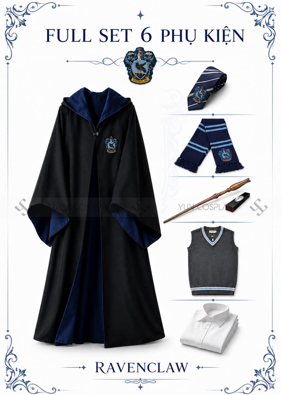 Đồng phục Ravenclaw (phiên bản cao cấp)