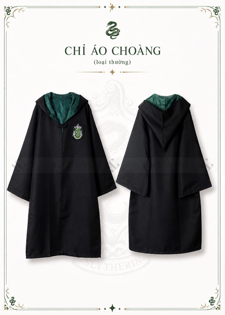 Áo choàng Slytherin (loại thường)