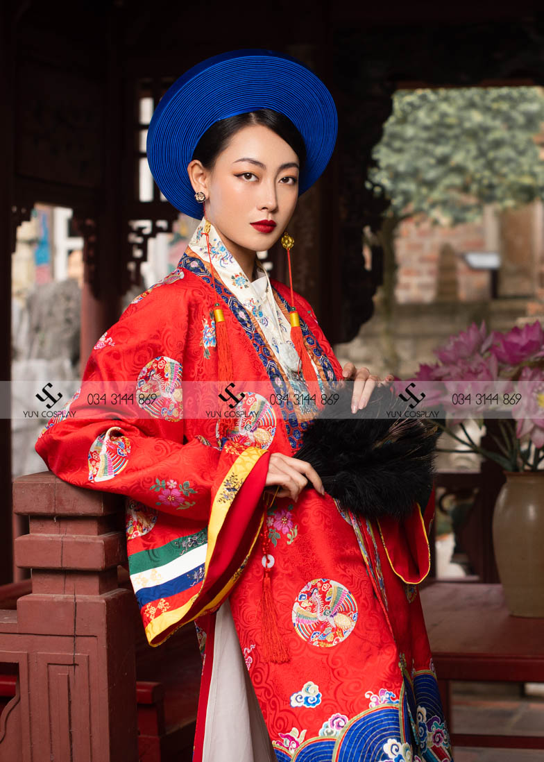 Mới lạ cùng Việt phục triều Nguyễn : Áo Nhật Bình cho-thue-trang-phuc-ao-nhat-binh-truyen-thong-yuncosplay01