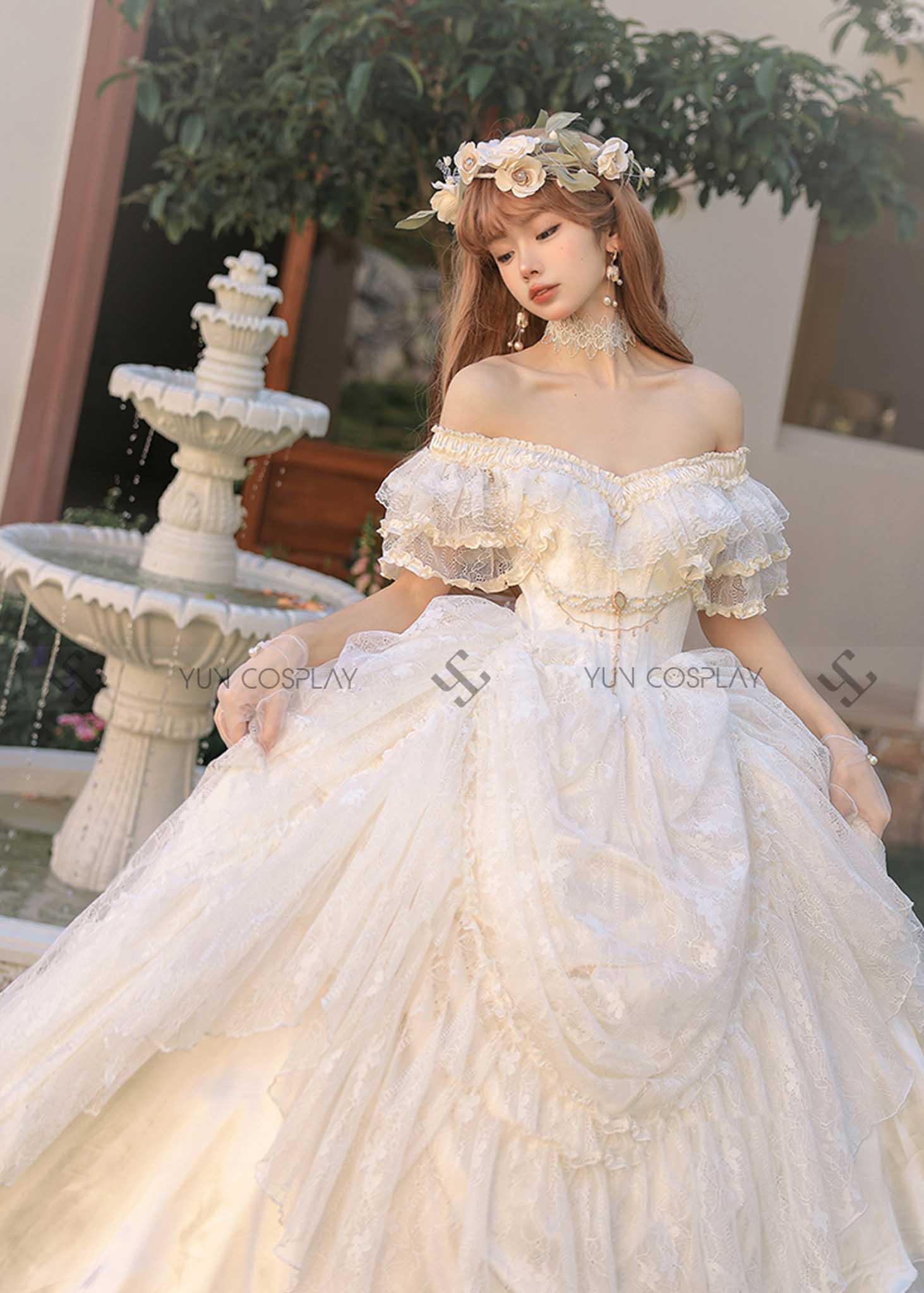 Trend mặc váy công chúa dự tiệc prom của gen Z đặc biệt thế nào? 10 cho-thue-vay-cong-chua-lolita-trang-yun-cosplay