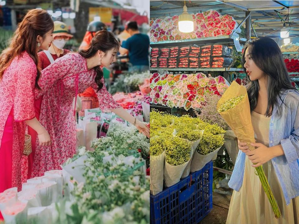 Địa Điểm Chụp Hình Tết Đẹp Ở Hà Nội 2025 5 chup-hinh-tet-dep-o-cho-hoa-quang-ba-yun-cosplay