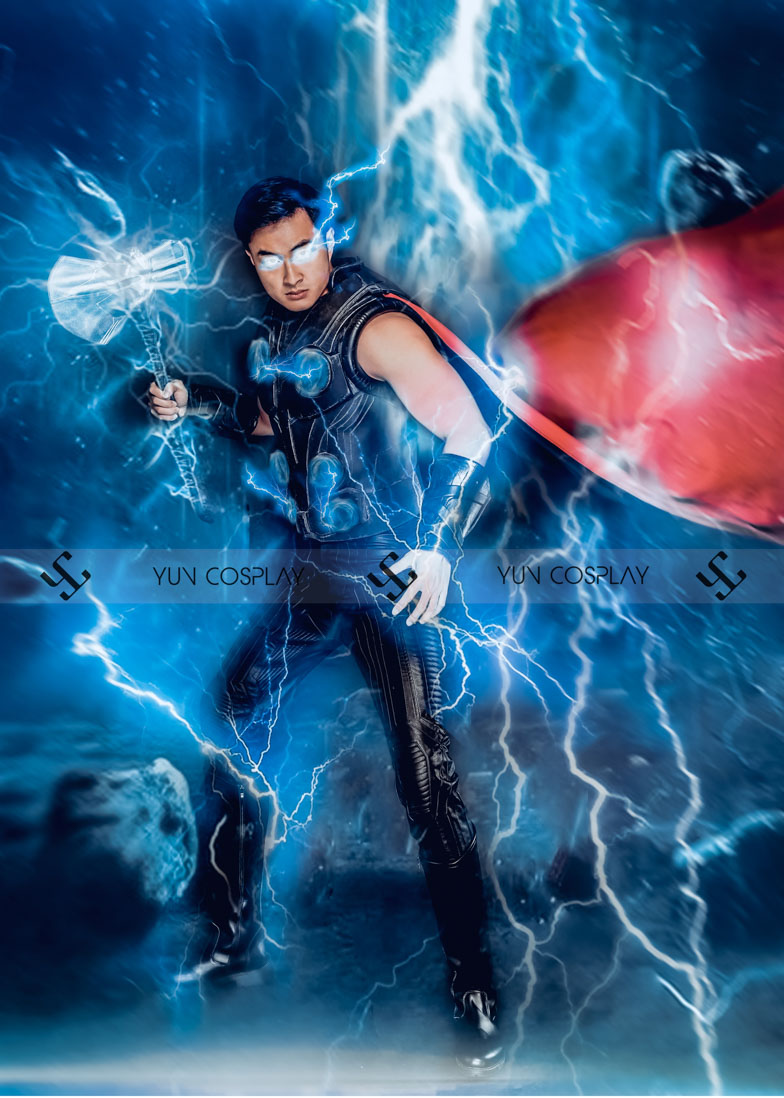 TOP 7 trang phục siêu anh hùng Marvel : AVENGERS 17 cosplay-than-sam-thor-yun-cosplay-5