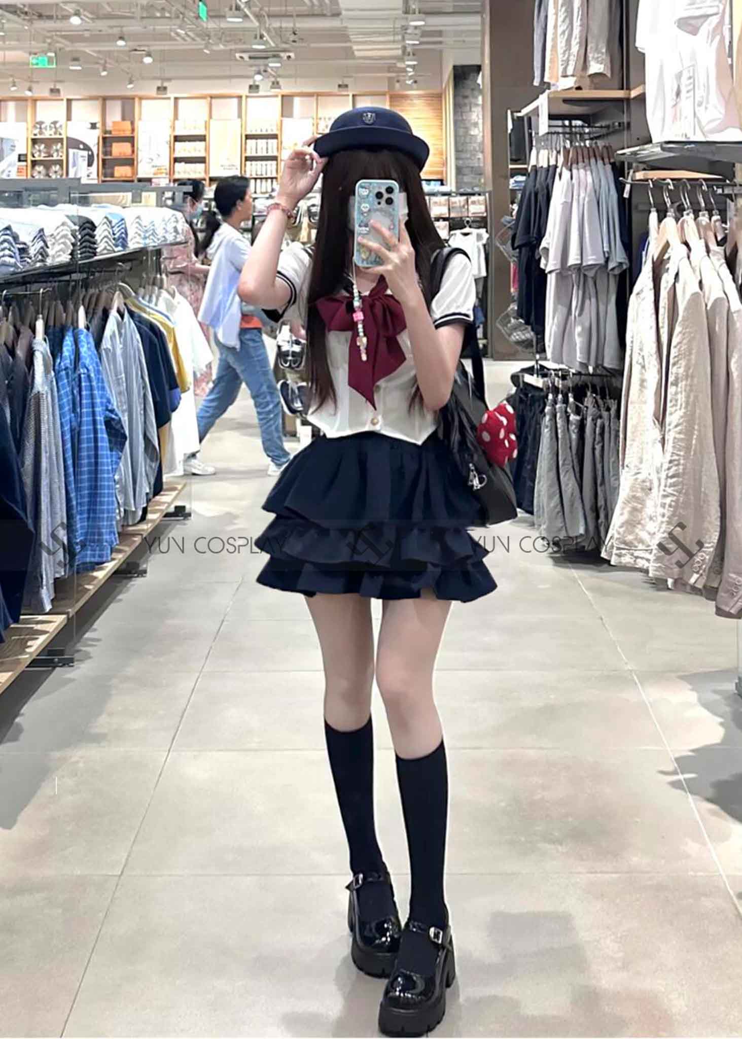 Đồng Phục JK: Phong Cách Nữ Sinh Sành Điệu Được Thế Hệ Gen Z, Gen Y Yêu Thích 7 dong-phuc-nu-sinh-nhat-ban-yun-cos-play-2