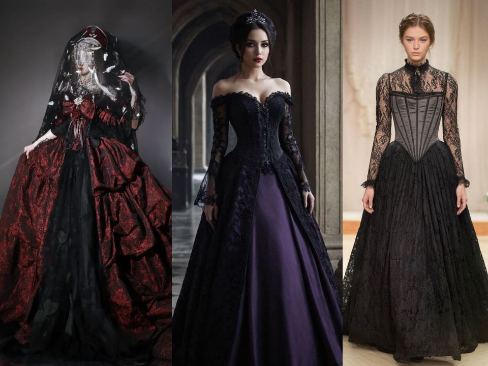 Phong cách Gothic quý tộc - Huyền bí và sang trọng vượt thời gian 4 nhung-gam-mau-chu-dao-cua-phong-cach-gothic-quy-toc-yun-cosplay