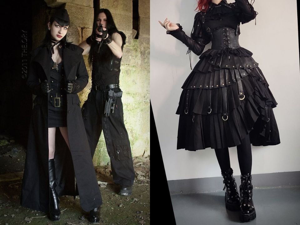 10 Phong Cách Gothic Trong Thời Trang Từ Cổ Điển Đến Hiện Đại 14 phong-cach-Industrial-Gothic-mang-hoi-huong-hien-dai-manh-me-yun-cosplay