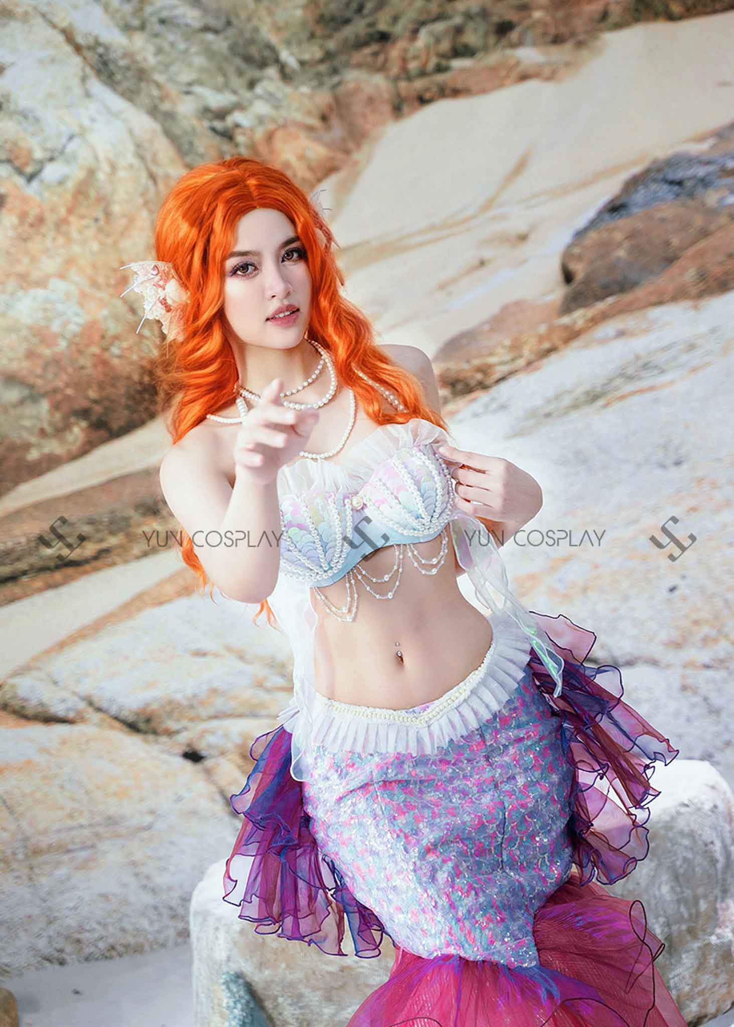 Cho thuê mascot sinh vật biển biểu diễn đa dạng các loại 6 vay-tien-ca-yun-cosplay