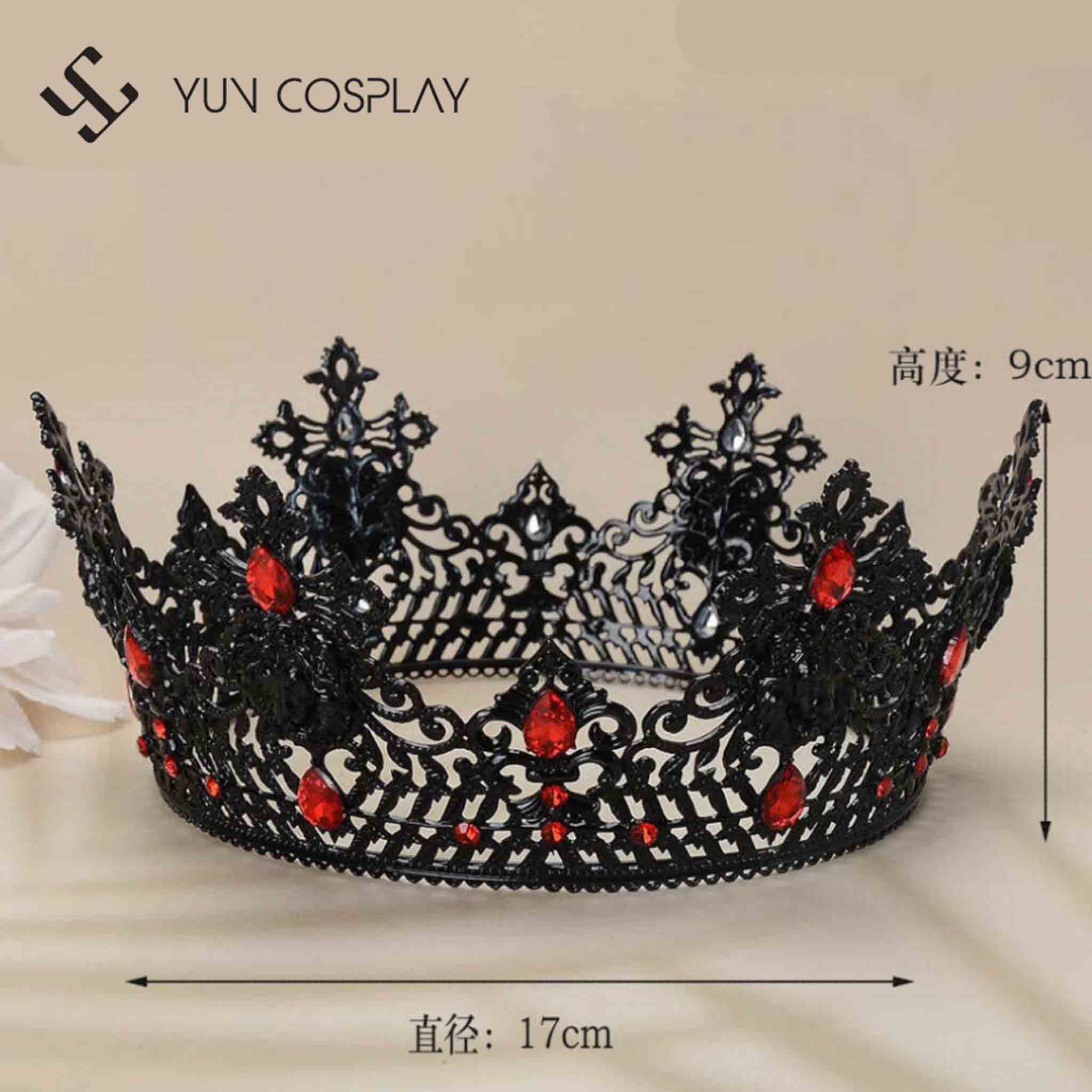 Vương miện dark queen màu đen