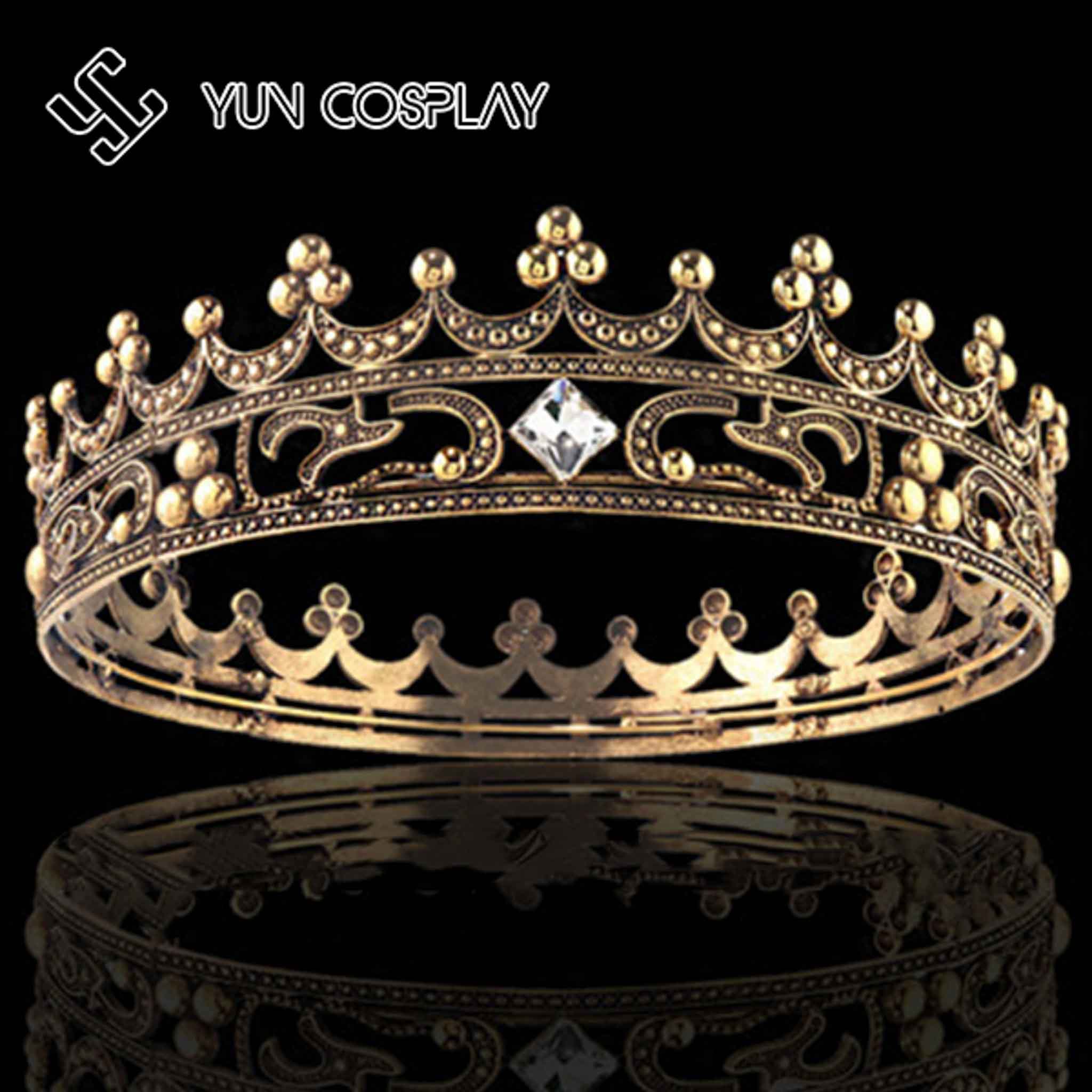 Vương miện hoàng gia màu vàng