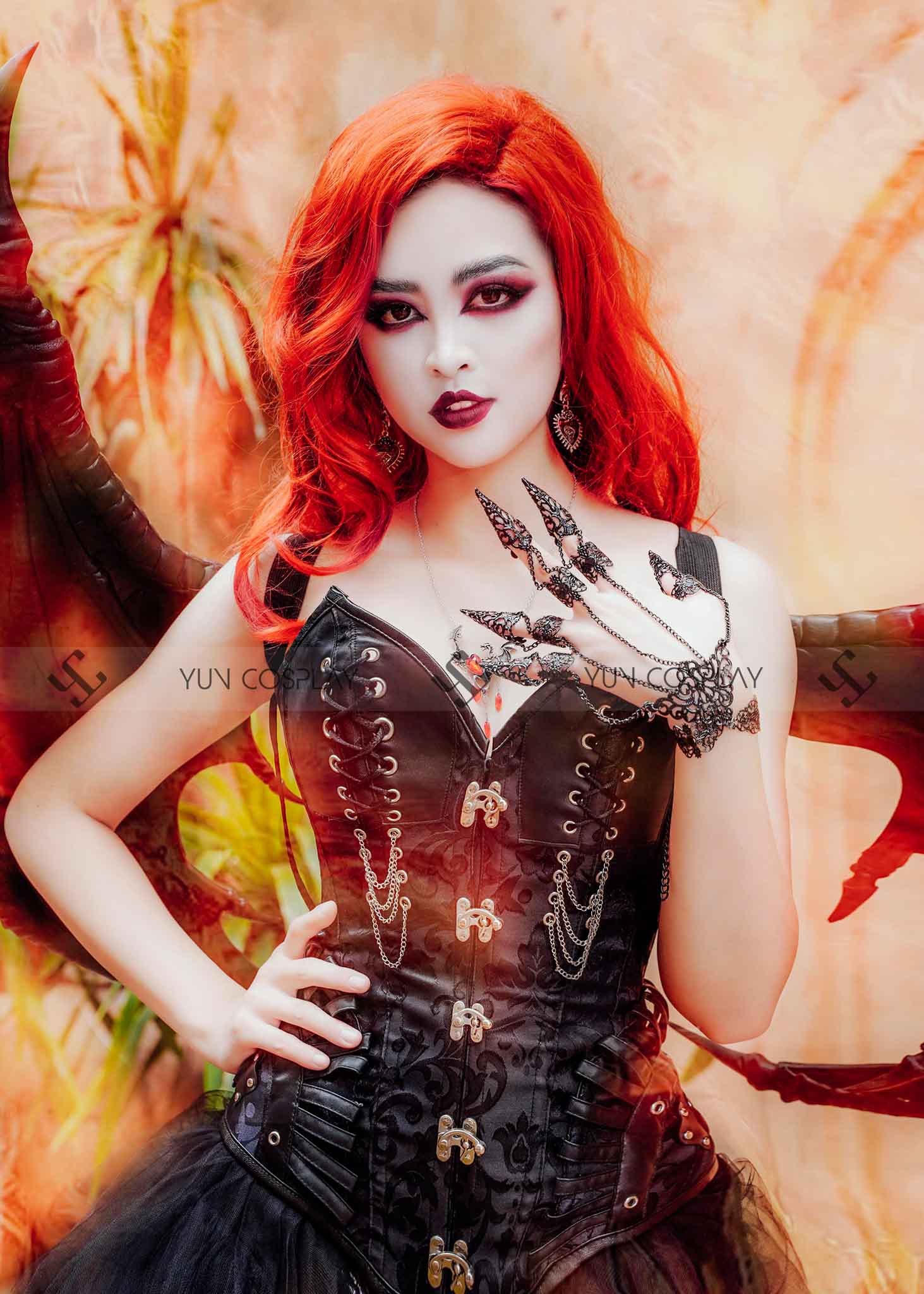Gợi ý những bộ đồ cosplay Halloween ấn tượng 11 cosplay-halloween-nu-quy-succubus-6