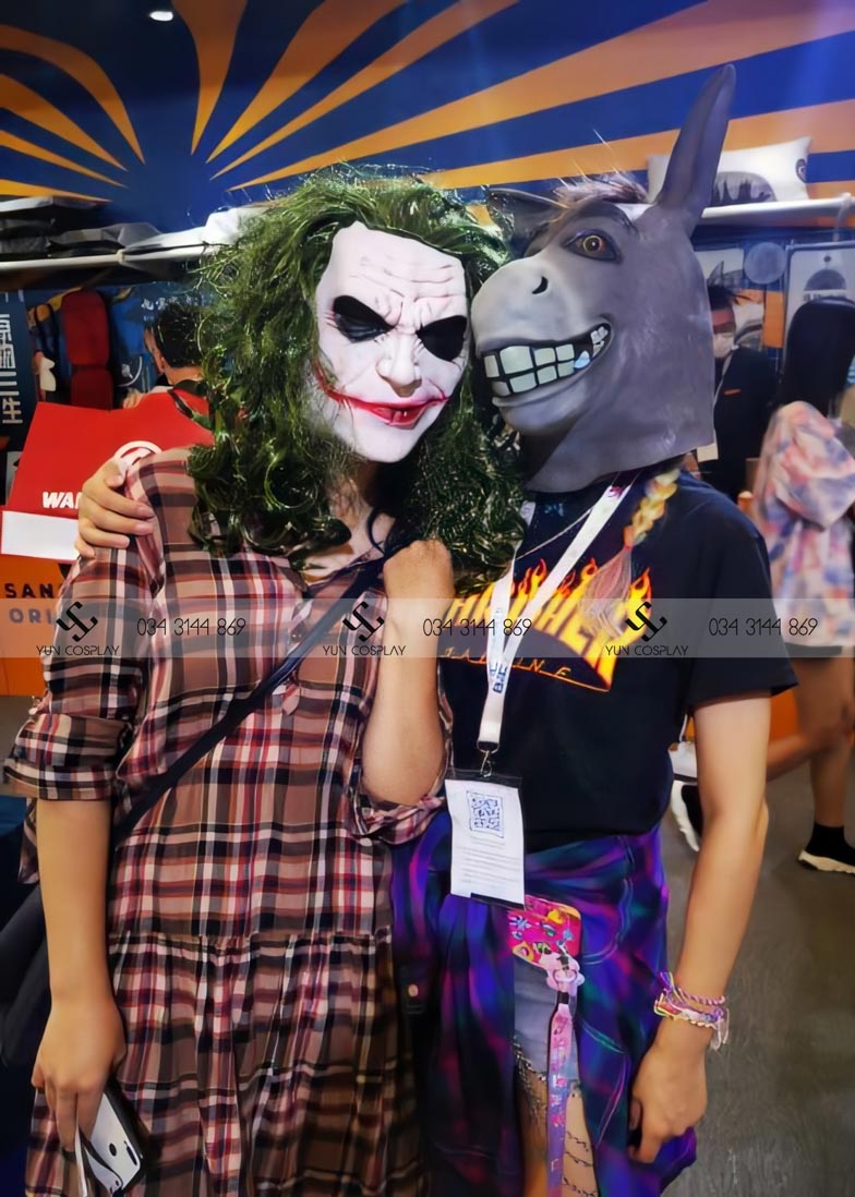 Không nên mặc gì đi chơi Halloween? Gợi ý đồ hóa trang Halloween được yêu thích tại Yun Cosplay 8 mat-na-cosplay-joker-halloween-yuncos