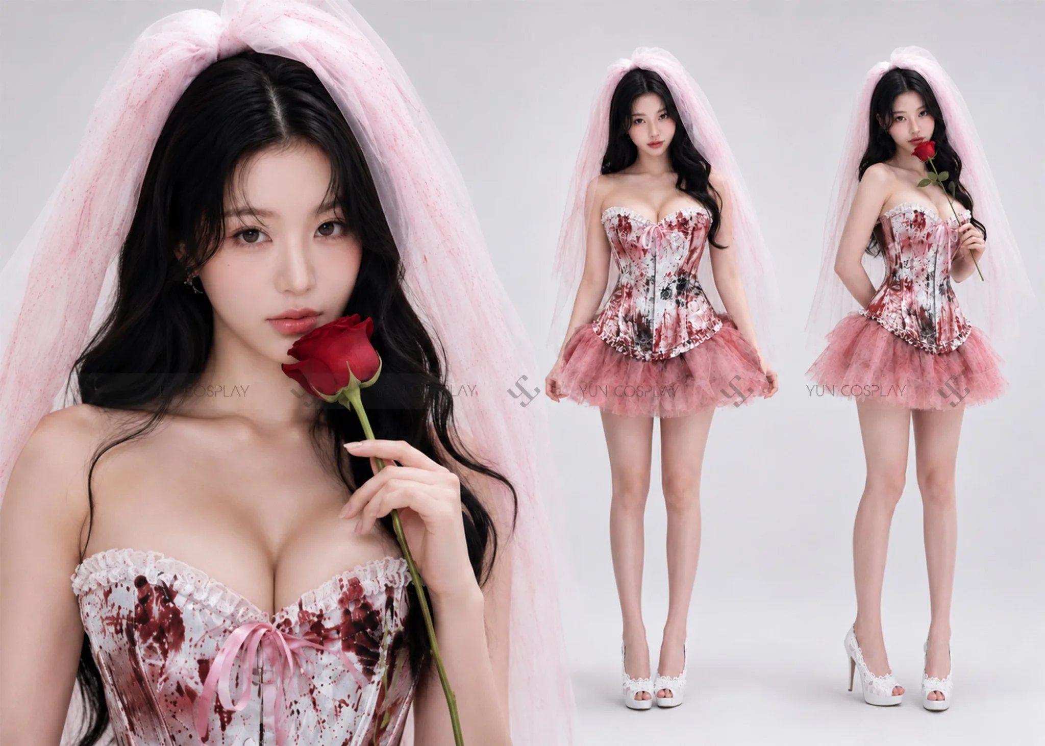 BST Trang Phục Cô Dâu Ma Tại Yun Cosplay 8 corset trang co dau ma halloween